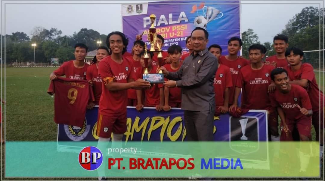 Perisai Muda Bungo FC Juarai The Champions Piala ASPROV PSSI Jambi U -21 Tahun 2022, BERSAMA Jumiwan Aguza BISA