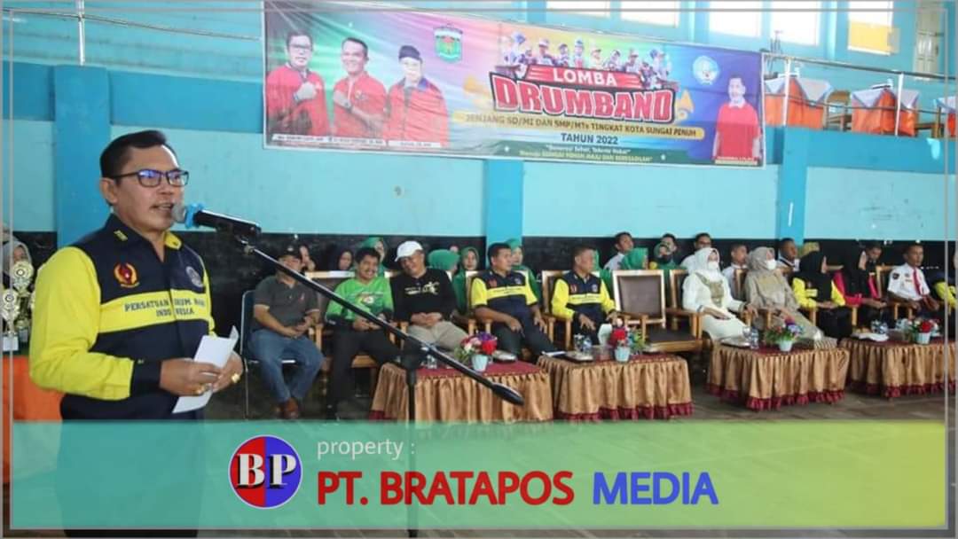 Wako Ahmadi Buka Secara Resmi Lomba Drumband Tingkat Kota Sungai Penuh.