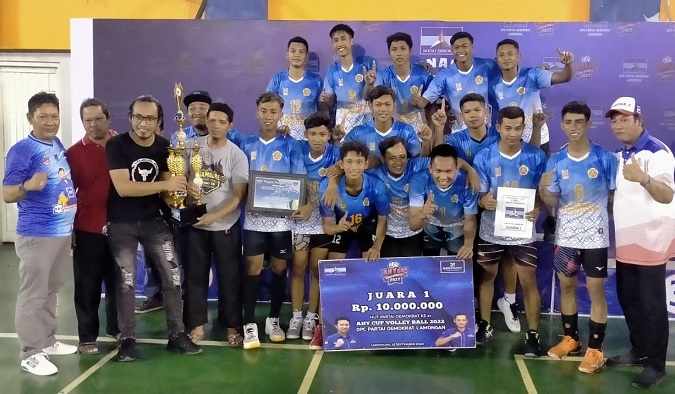 Turnamen Bola Voli AHY Cup 2022 di Lamongan Berlangsung Meriah