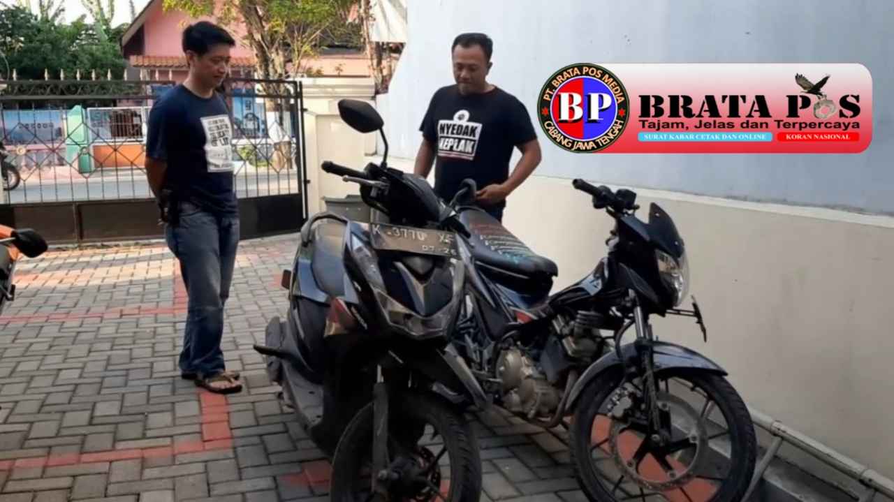 Mirisss,,Maling Motor Dibekuk Polisi di Kafe Cantika Gubug